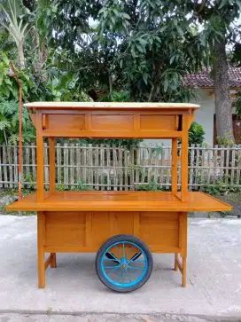 Gerobak Angkringan jg Melayani Pesanan Grobak Bakso Mie Bubur Sate dlL
