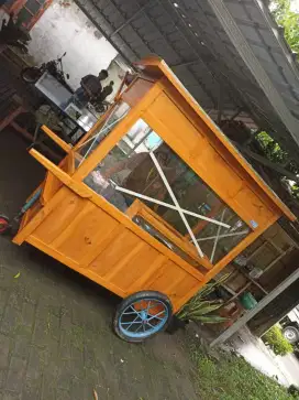 Gerobak Angkringan jg Melayani Pesanan Grobak Bakso Mie Bubur Sate dlL