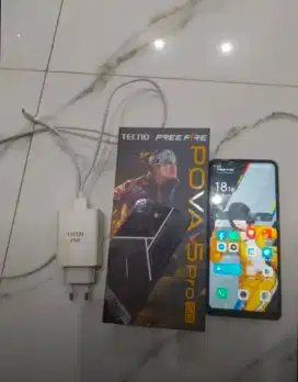 Tecno Pova 5 Pro 5G ram 8/256GB full Set
