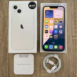 Iphone 13/128 gb Starlight.  Garansi Juni 2026