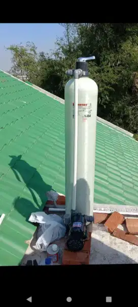 Filter air tabung dan media filter air