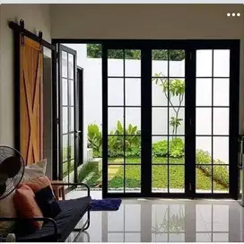 Kusen Aluminium Pintu kaca aluminium