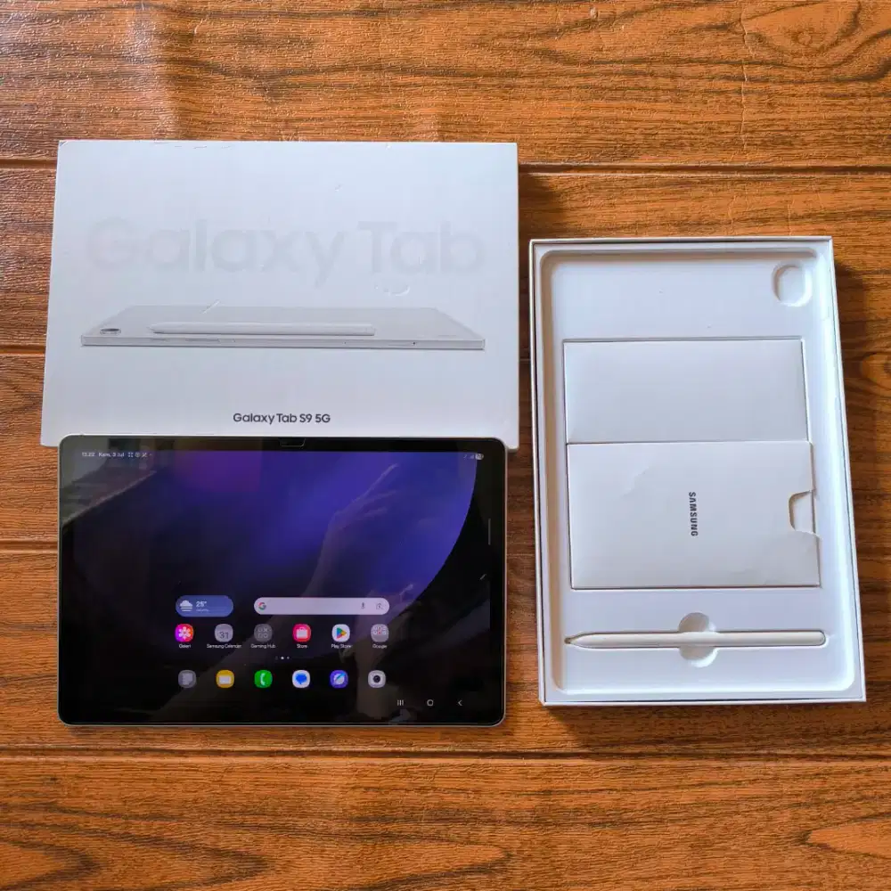 Samsung Tab S9 5G Sein (8/128) Mulus Fullset Original