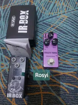 Efek gitar M Vave IR Box & Distortion Crazy Tone clone Suhr riot