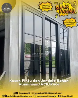 SUPER PROMO! KUSEN PINTU DAN JENDELA ALUMINIUM