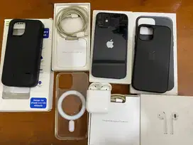 Iphone 12 Mini Ibox + Airpod 2 + Case Power Bank +Case Leather(Pribadi