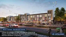 Ruko 3 lantai di jual di metland cibitung