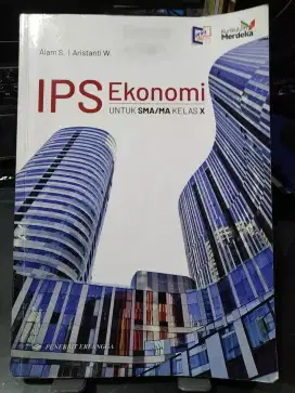 Buku IPS Ekonomi untuk SMA/MA kelas X Erlangga, kurikulum Merdeka