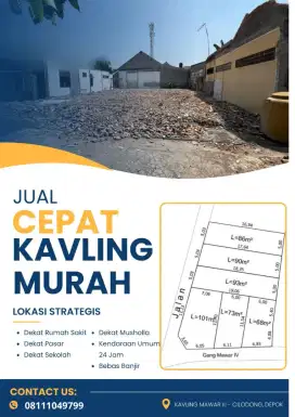 Jual Tanah Kavling Murah