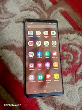 Samsung Note 9 ram 6/128 HP aja batangan Minus LCD retak dan shadow