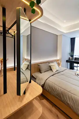 DISEWA APARTEMEN PACIFIC GARDEN FULL FURNISH & DECOR LT 21 ALAM SUTERA