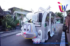 odong odong ekreta panggung siap antar - kereta mini karakter kelinci