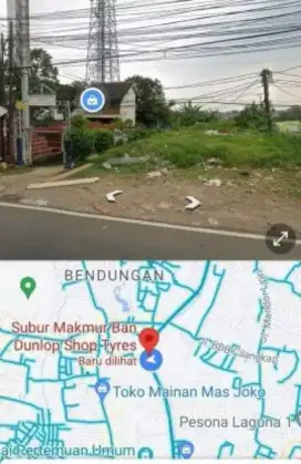 Tanah Pinggir Jalan Raya Jakarta Bogor