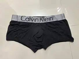 celana dalam boxer Calvin Klein CK hitam (L/XL), karet aman
