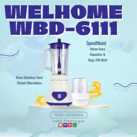 Blender Kaca Welhome 1 Liter