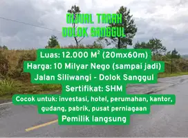 Dijual cepat (nego) tanah 1,2 hektar di Jalan Utama Dolok Sanggul