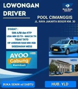 Pengemudi driver taxi blue bird pool cimanggis