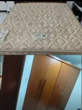 Sale kasur king koil 200x200+ 2 lemari pakaian mattress king koil 200
