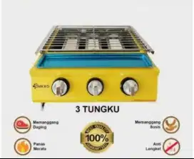 Kompor pemanggang sosis seafood