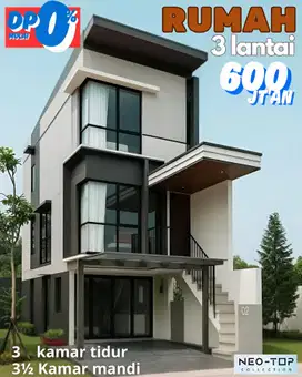 Rumah 3 Lantai Harga Murah di Lippo Cikarang Neo Tops Collection