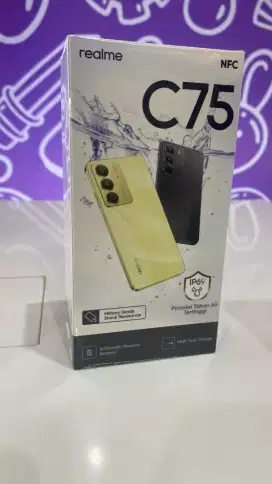 Realme C75 Hp yang sudah tahan air