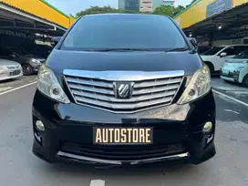[KM 83RB] Toyota Alphard 2.4 S 2010/2011 Hitam G V Vellfire 2012 2013