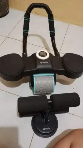 AB Wheel Double Wheel abdominal roller bonus sit up holder