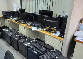 JUAL KOMPUTER 1SET MONITOR EX KANTOR 11 UNIT