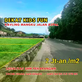 Dekat Kids Fun Jogja, Cocok Bangun Usaha dan Hunian