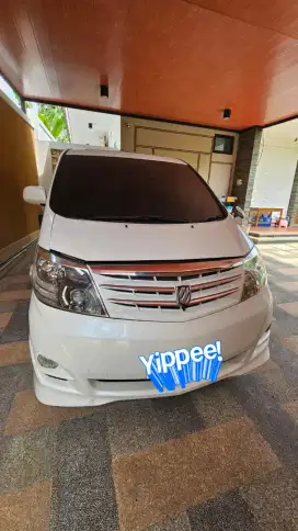 ALPHARD ISTIMEWA 2008 TYPE V AT BENSIN
