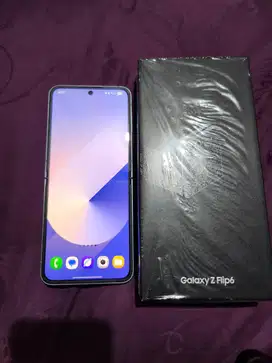 Jual Cepat - Garansi SC+ Panjang - Fullset Samsung Z Flip 6, 12/256GB