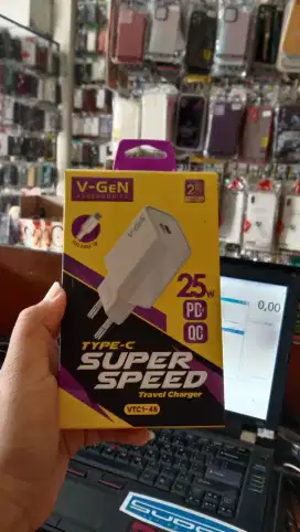 V-GEN Type-C Super Speed Travel Charger VTC1-45.