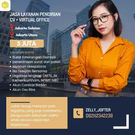 Disewakan Virtual Office Dan Jasa Legalitas