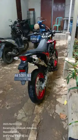 Motor crf costum surat² lengkap