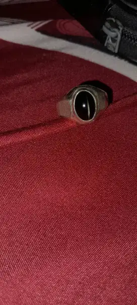 Cincin perak cat eye