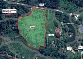 Tanah Strategis view sawah di Junggo , Pasuruan (samping BDI Prigen)