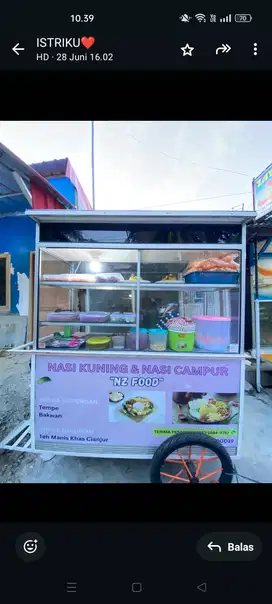 jual cepat grobak. lepas 3jt aja baru di pake 1 minggu