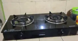 KOMPOR GAS SANKEN TEMPERED GLASS