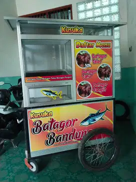 JUAL GEROBAK BEKAS/SECOND  EX BATAGOR DAN FRIED CHICKEN