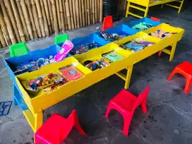 wahana permaianan pasir kinetik / pasir ajaib