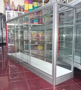 Di Jual Etalase 2M Perlengkapan Usaha || Kaca full 5mm