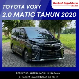 Low km 50rb toyota voxy 2.0 sunroof hitam 2020 AT fullorisinil