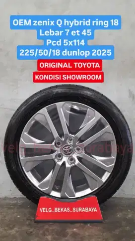 VELG OEM ZENIX Q R18 ORIGINAL