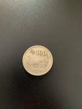Dijual uang koin 100 rupiah tahun 1973 langka antik kolektor item