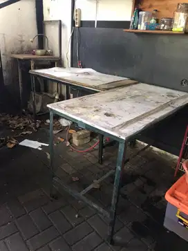 2 MEJA DAPUR BESI KUAT KOKOH UNTUK KITCHEN