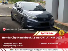 [ PAJAK PANJANG ] Honda City Hatchback HB 1.5 RS CVT AT 2022/2023