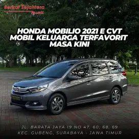 Low km 40rb honda mobilio E cvt / AT abuabu cc1.5 2021 surabaya