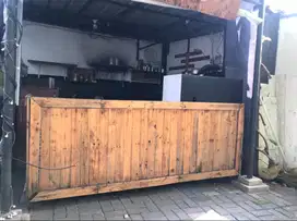 MEJA KASIR MEJA DEPAN UNTUK CAFE UKURAN PANJANG