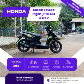 Honda Beat 110cc Eco Pgm Fi Tahun 2017