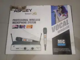 Di jual mic wireless plus Risevernya